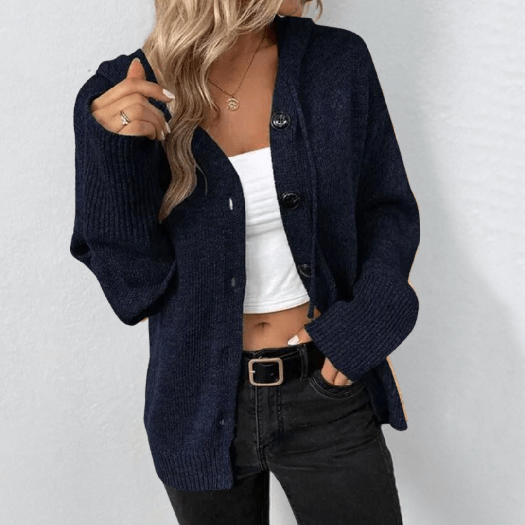 WW | Cozy knitted cardigan with buttons for women