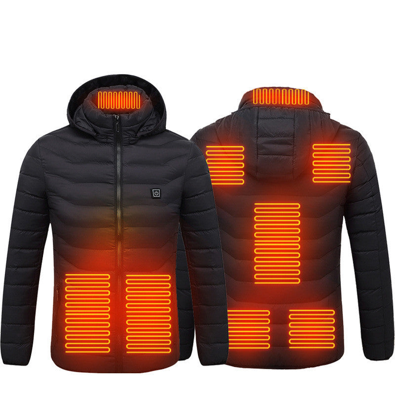 WW | Elegant USB Heated Jacket for Men, Thermal Winter