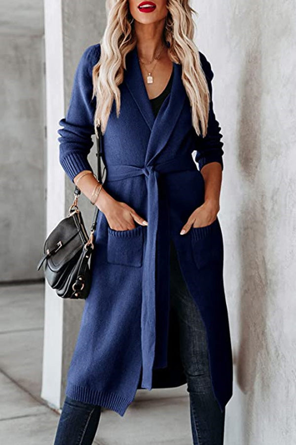 WW | Krawatten Revers Karten Strickjacke