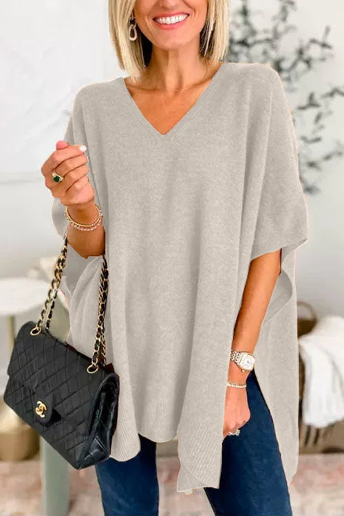 WW | Vielseitiger Pullover im Poncho-Stil