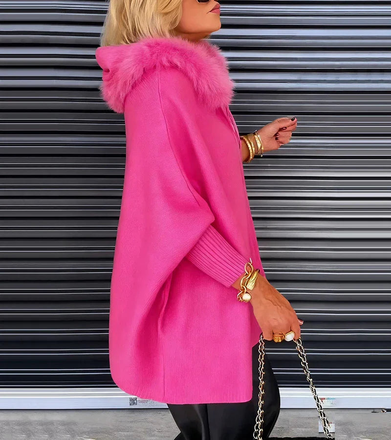 WW | Casual Hooded Jacket with Luxurious Fur Collar