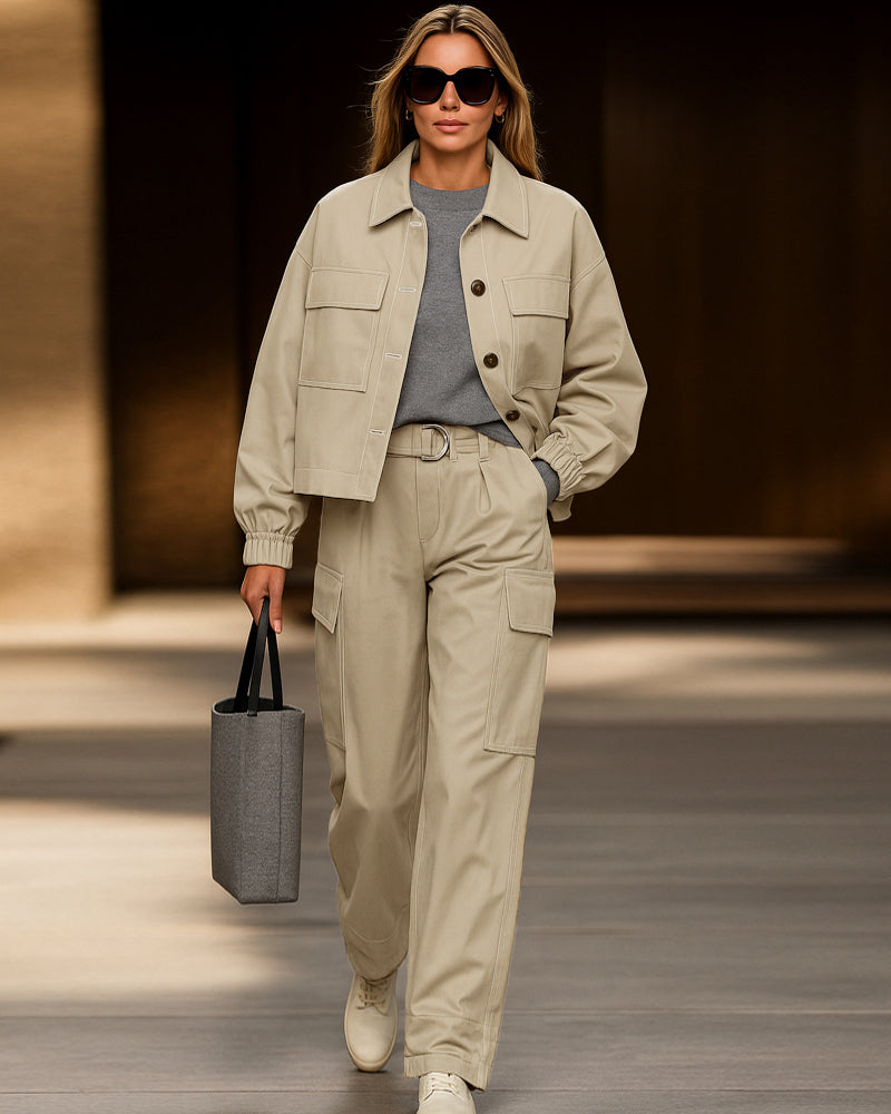 WW | Modern Utility Transport Jacket and Trousers Set