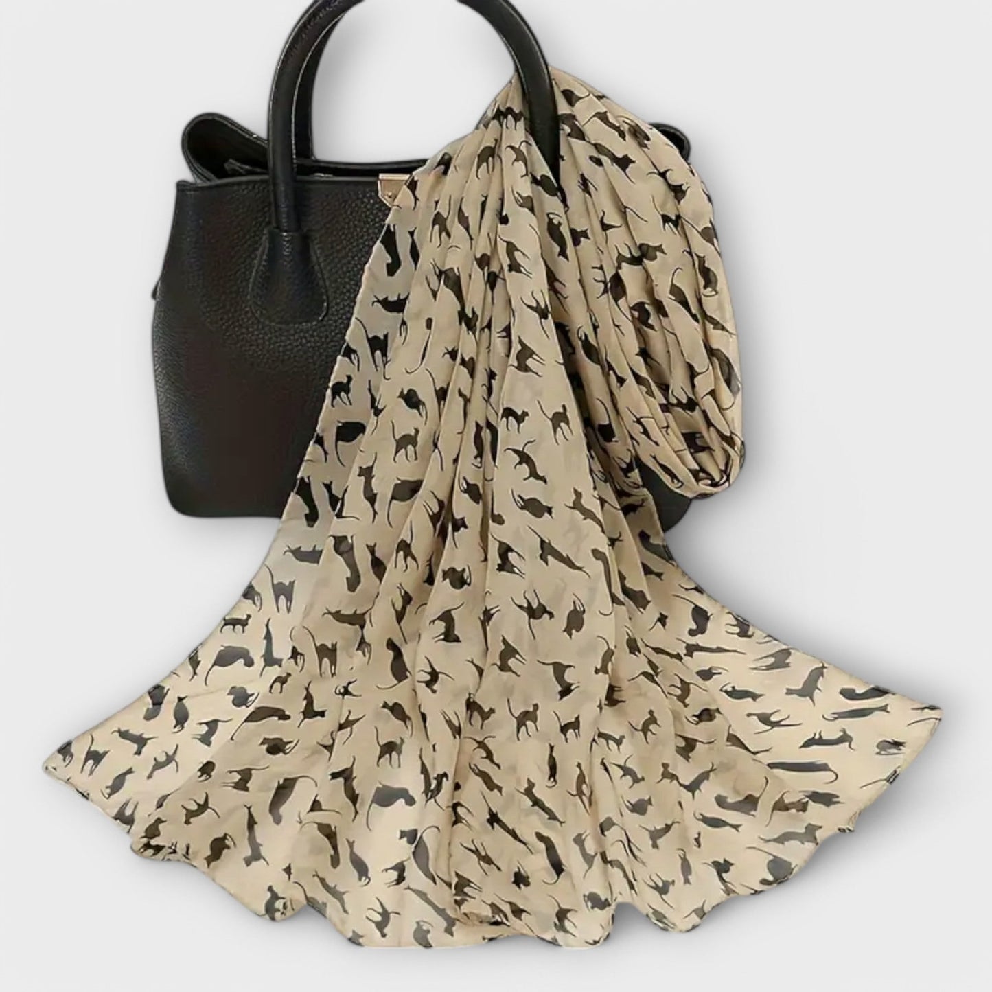 WW | Leoparden Chiffon Schal