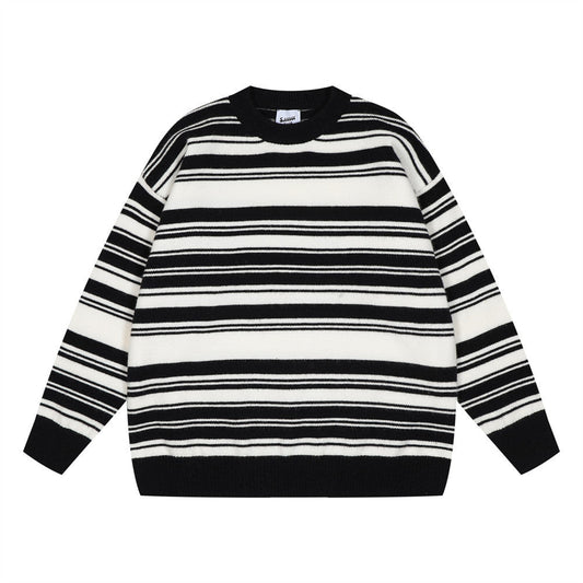 WW | Herren gestreiftes Sweatshirt