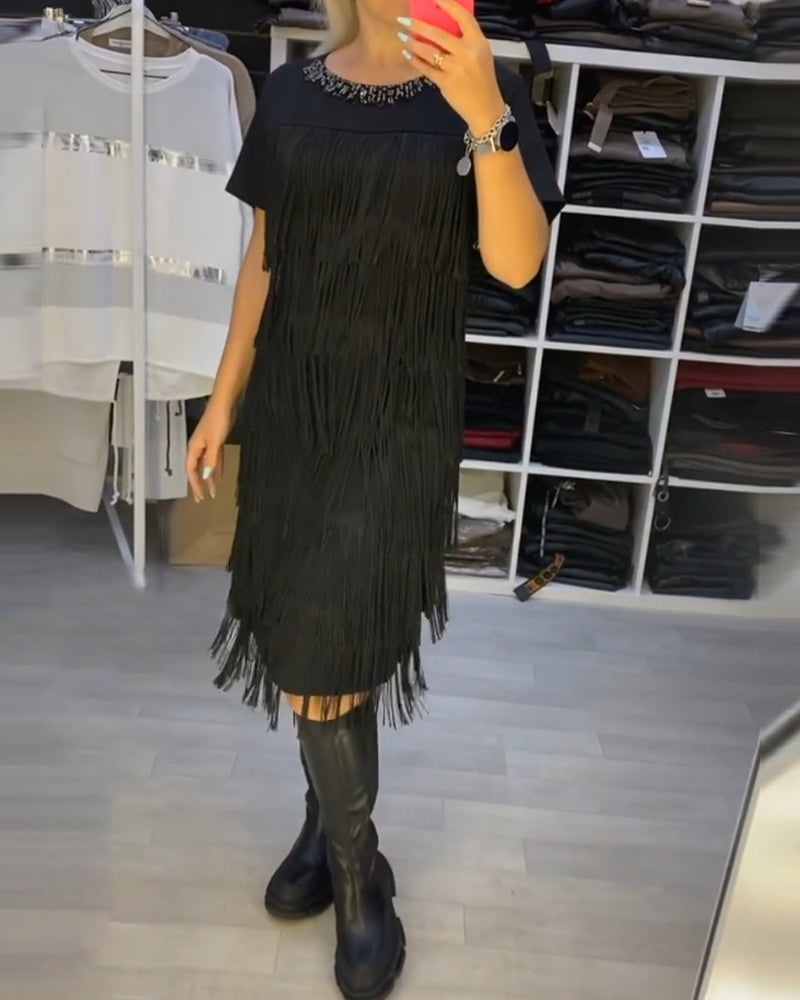 WW | Schickes Shiftkleid mit Quasten
