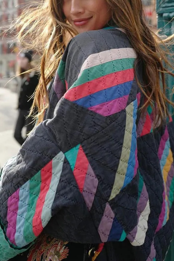 WW | Bedruckte Patchwork Baumwolljacke