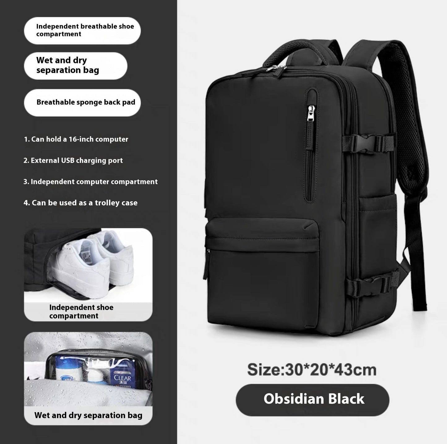 WW | Spacious Versatile Backpack