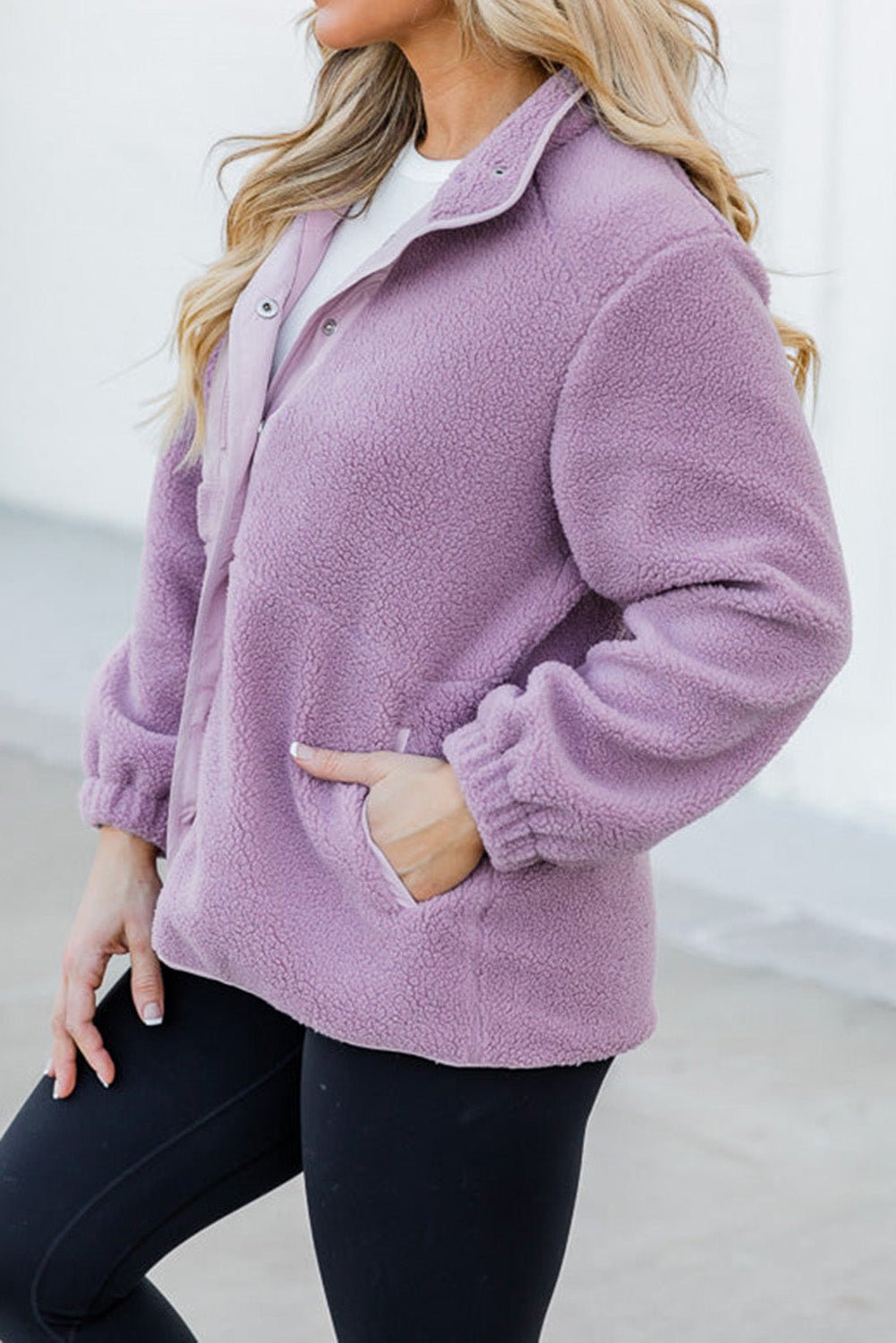 WW | Sherpa Jacke - Warme & Weiche Textur - Polyester Mischung - Alltagsoberbekleidung