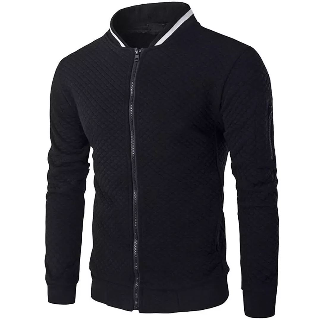 WW | Jacquard Zip-Bomberjacke