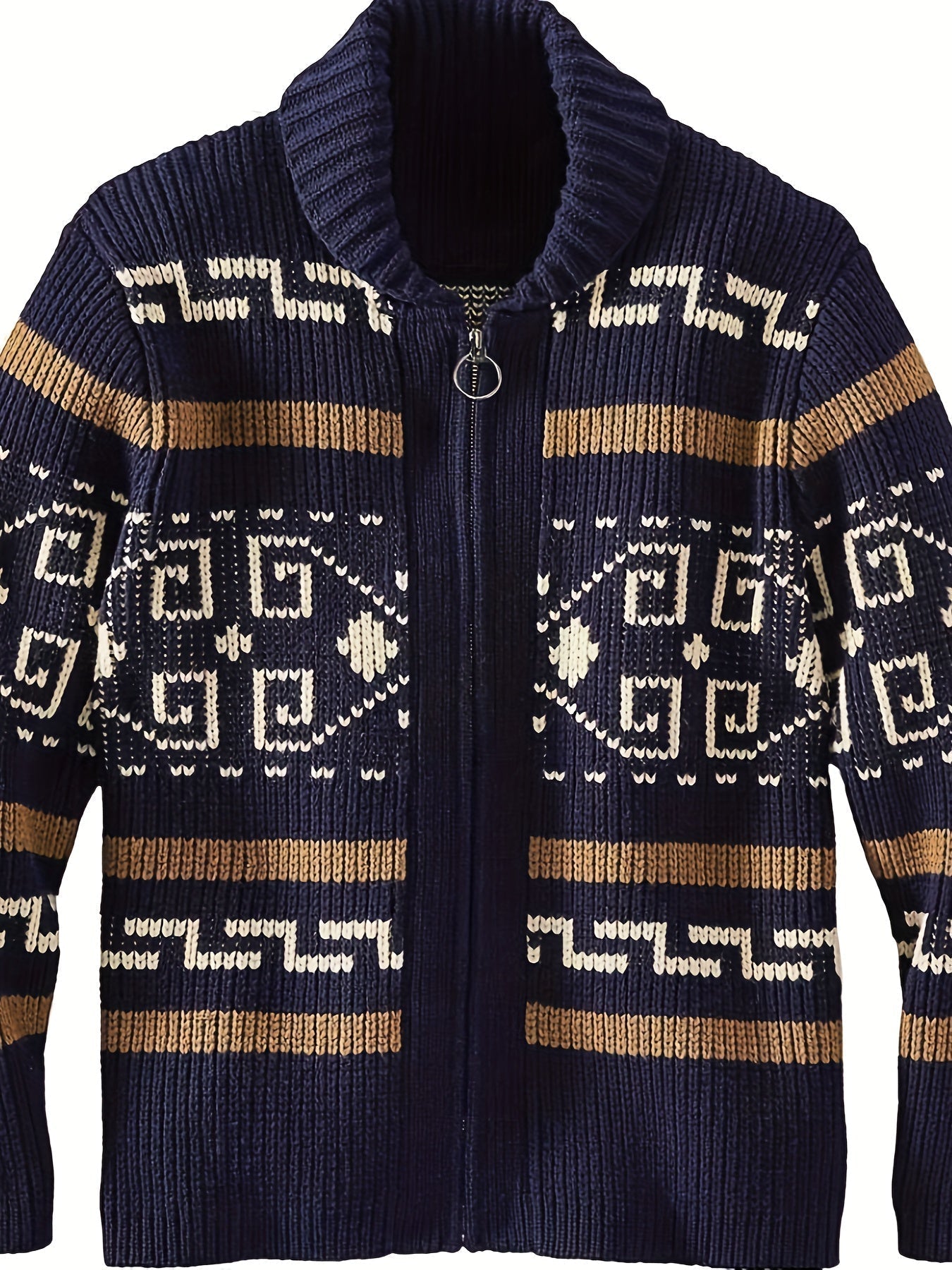 WW | Lässige Herren-Strickjacke mit Reißverschluss