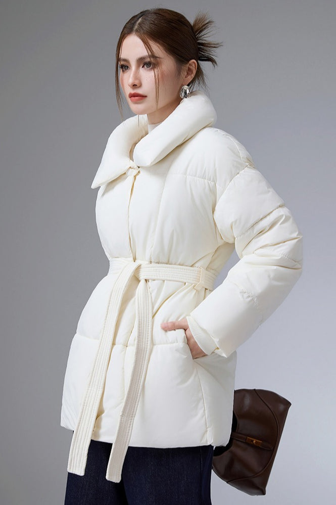 WW | Casual Cropped Cotton Puffer Jacket