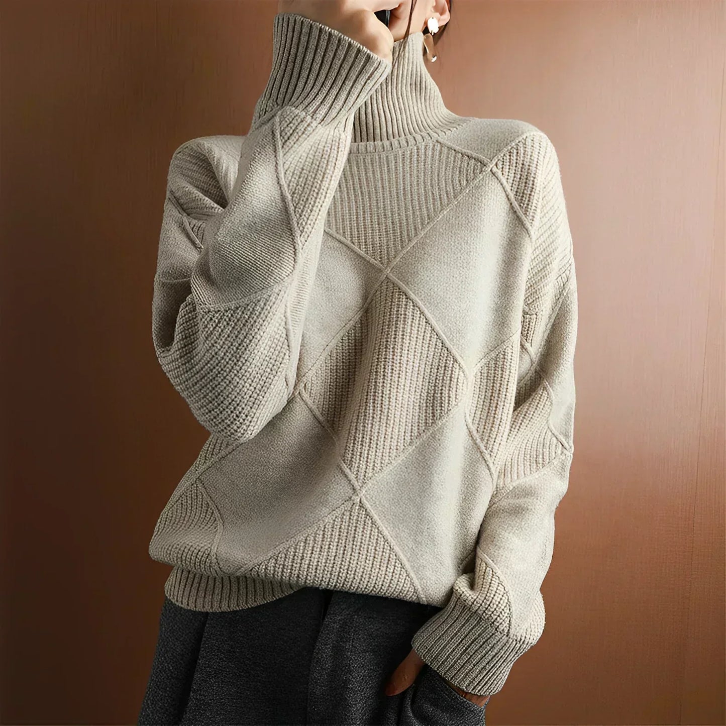 WW | Kuscheliger Damen-Rollkragenpullover aus Kaschmir