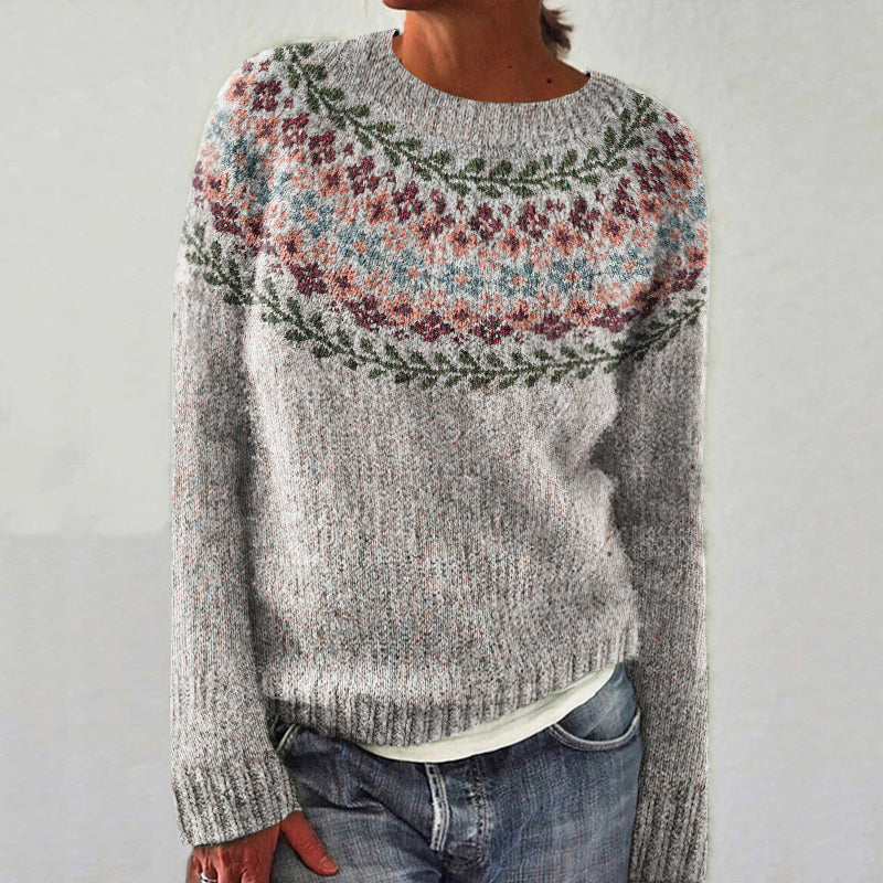 WW | Chic Patterned Knit Sweater