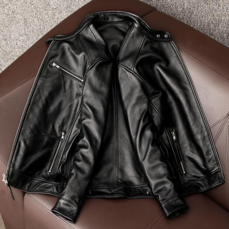 WW | Herren Leder Bomberjacke