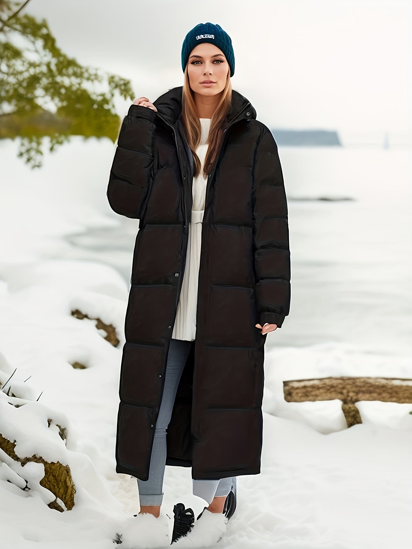 WW | Long Winter Down Parka for Women - Perfect for Outdoor Activities