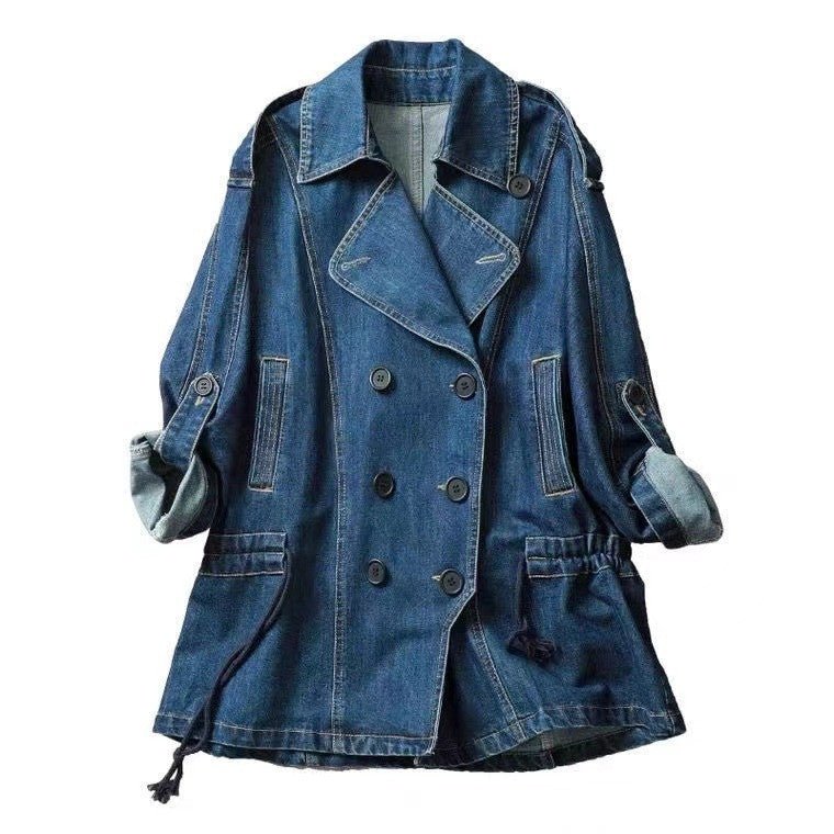 WW | Trench Coat - Loose Fit - Double Vented - Casual Outerwear