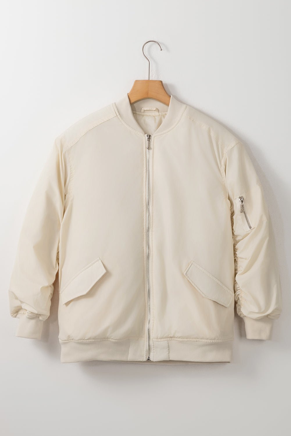 WW | Bomberjacke - Satin-Finish - Leichte Schicht - Lässiger Streetstyle