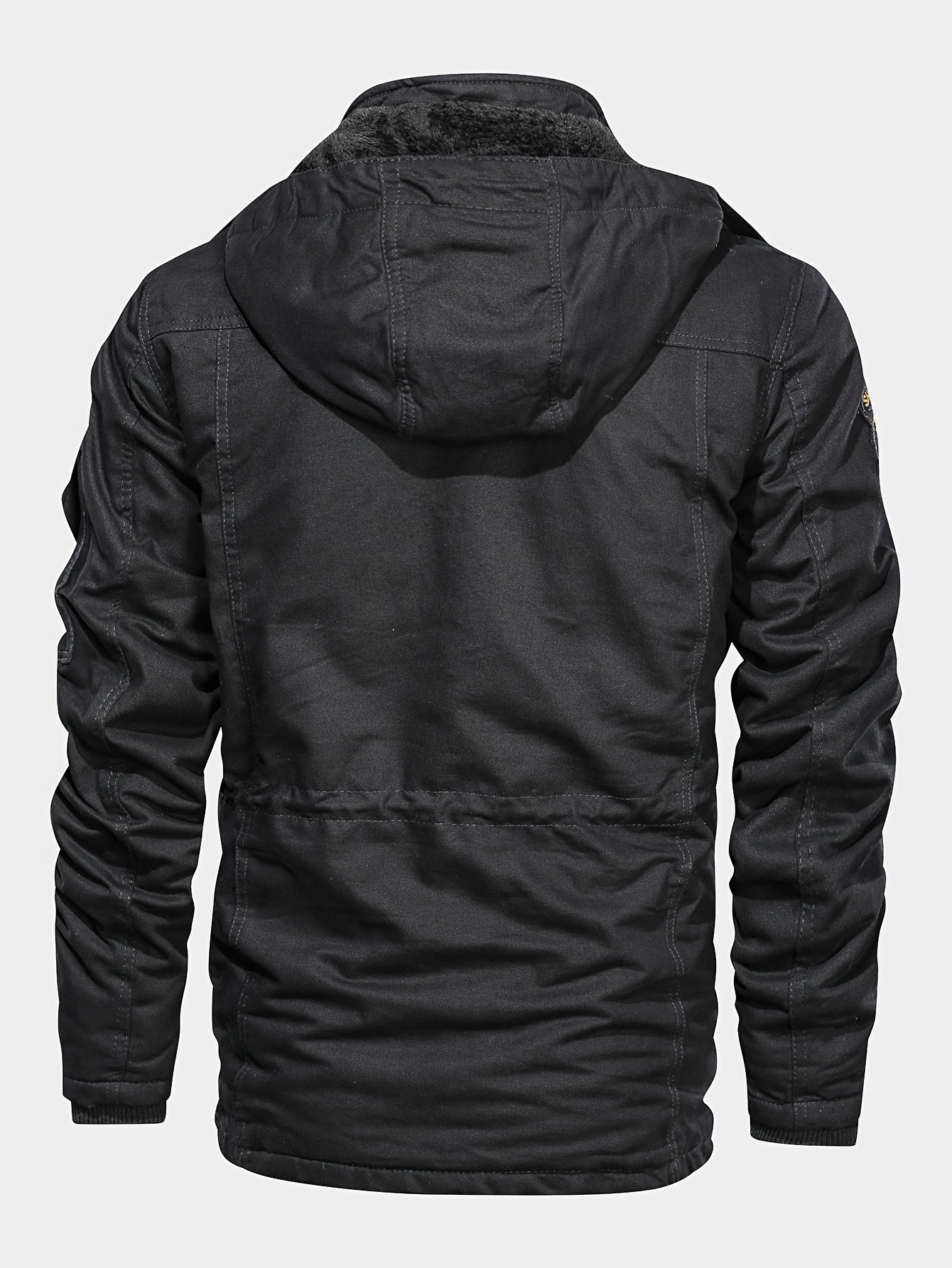 WW | Warm Fleece Hooded Cargo Outdoor Jacket For Men - Perfect For Outdoor Activities