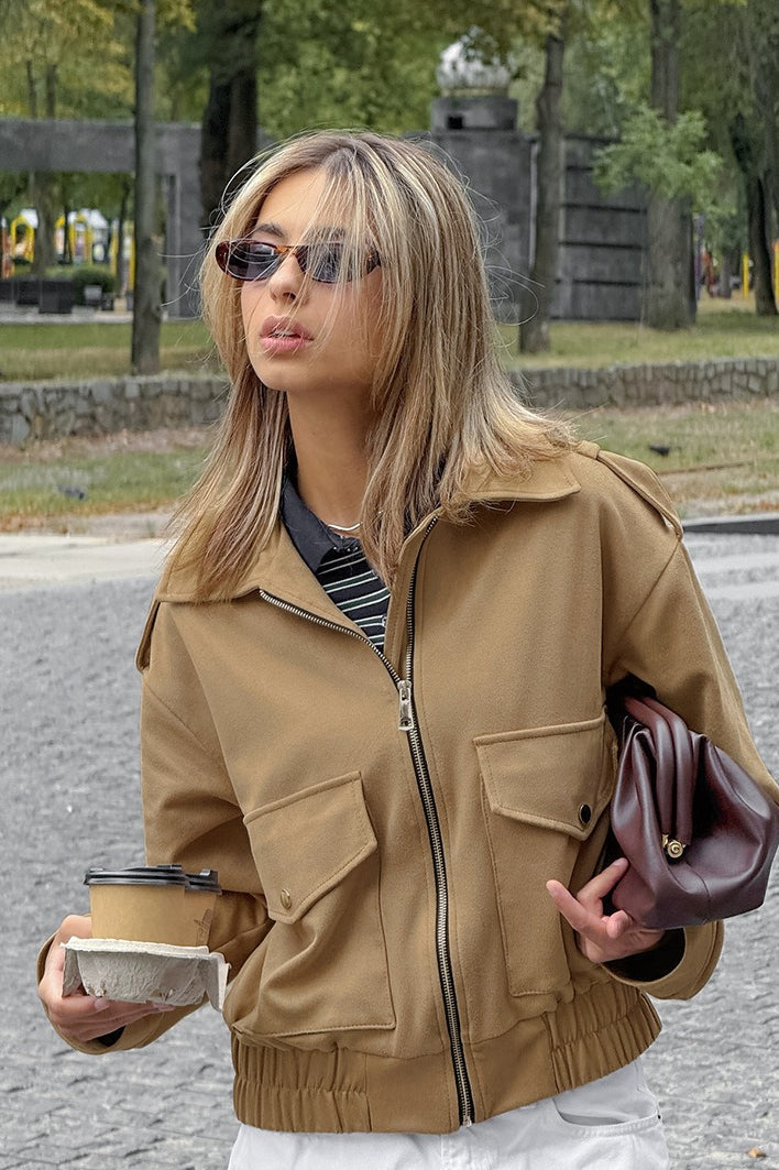 WW | Passform Braun Wildlederjacke