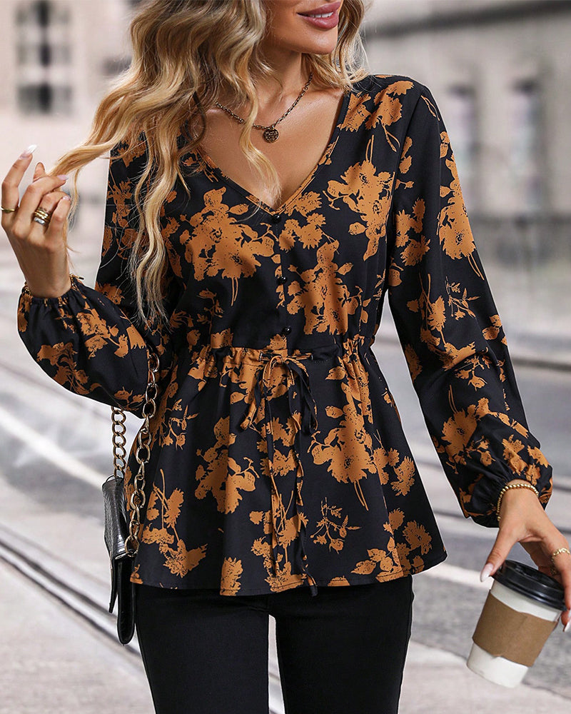 WW | Stylish Blouse with V-Neck