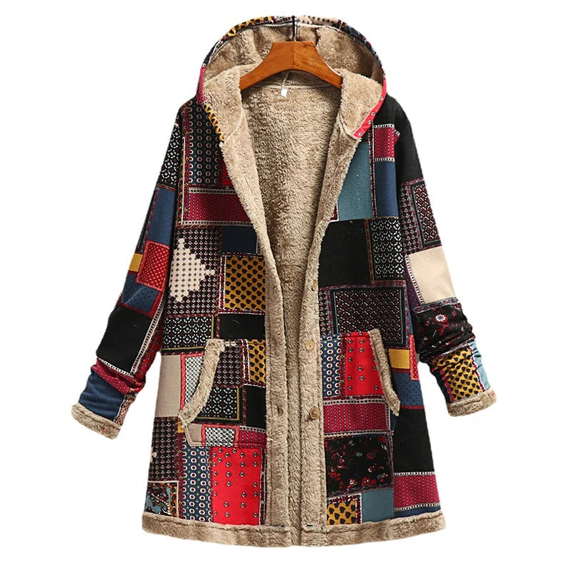 WW | Vintage-Jacke mit Kapuze