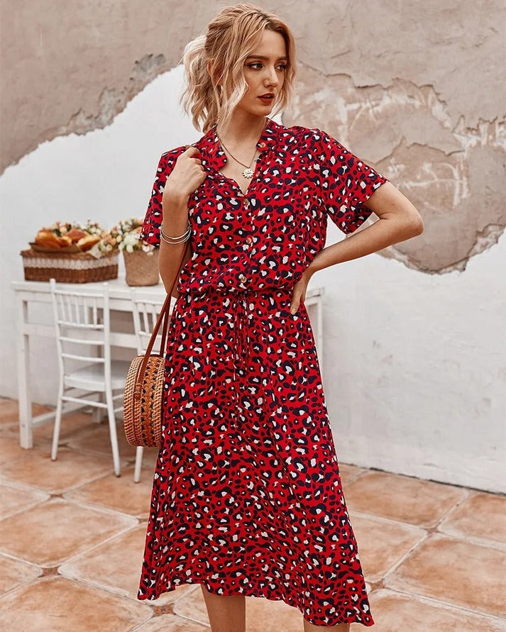 WW | Flowy Boho Stil Kleid