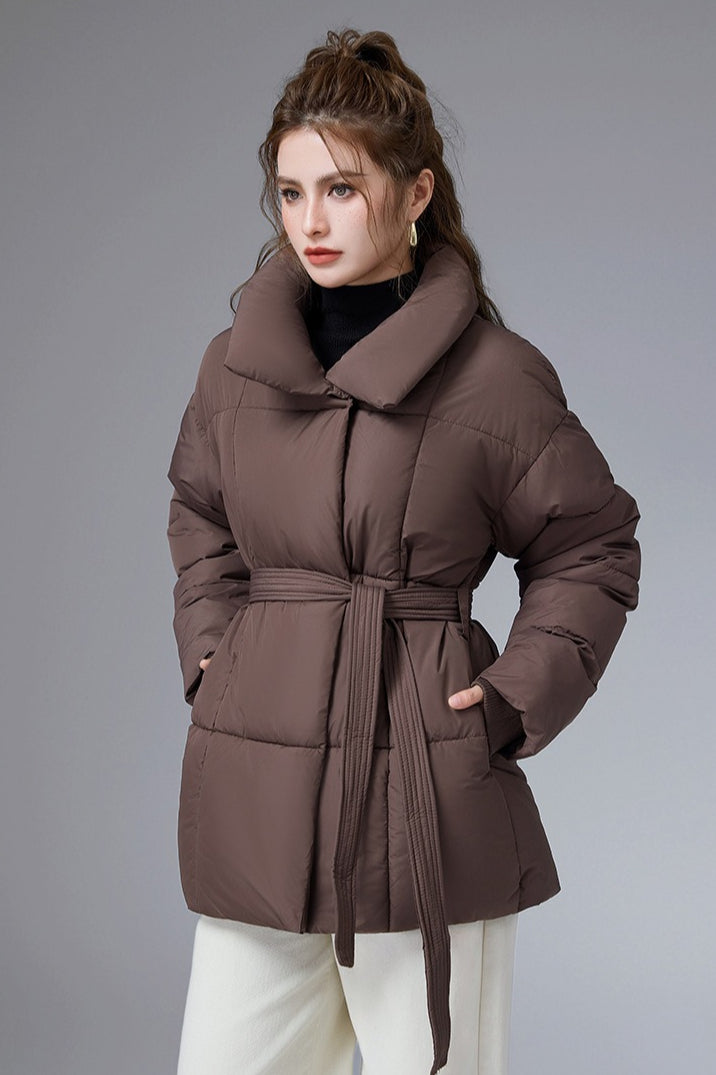WW | Casual Cropped Cotton Puffer Jacket