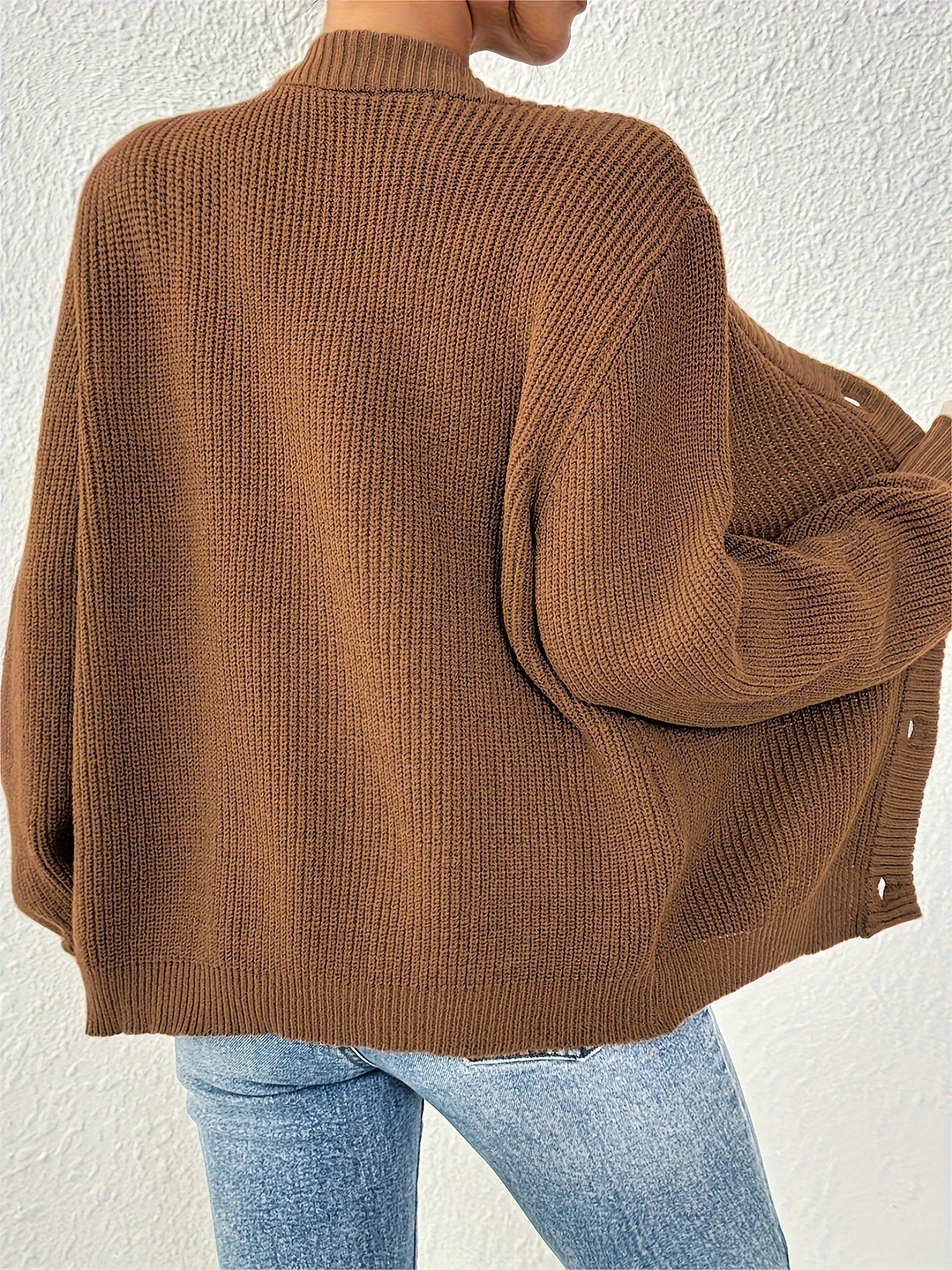 WW | Warm Knitted Wool Sweater Cardigan for Women - Ideal for Any Season