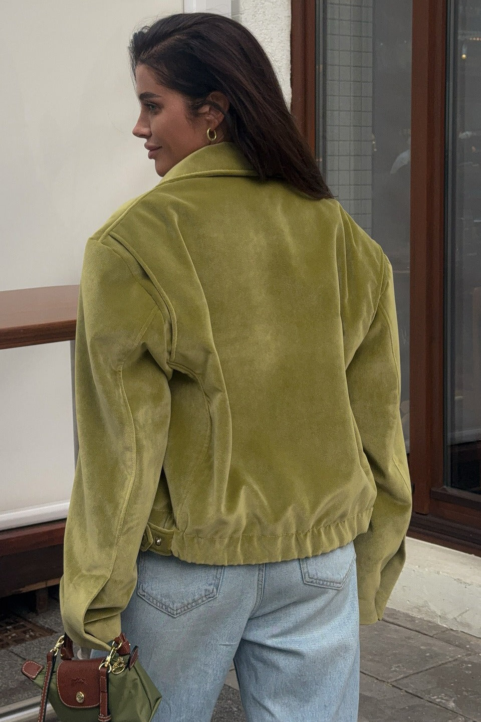 WW | Velour Collar Jacket
