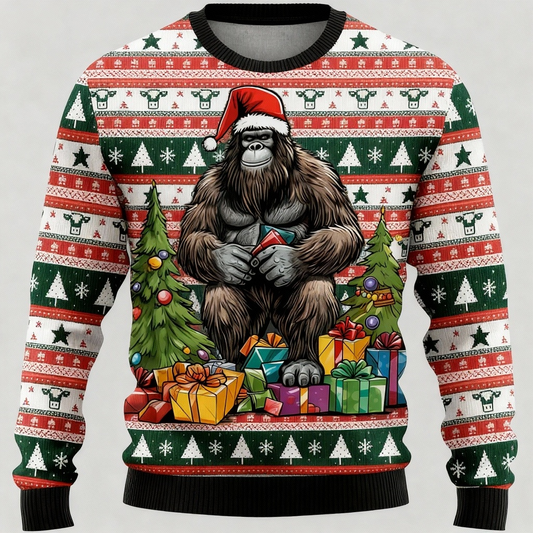 WW | Lustiger Tierdruck - Hässliches Weihnachts-Icon-Mash-Up