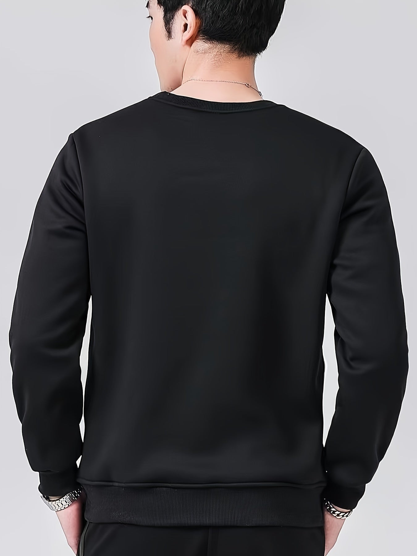 WW | einfarbiger Baumwolle Sweatshirt für Männer - Perfekt für den Alltag