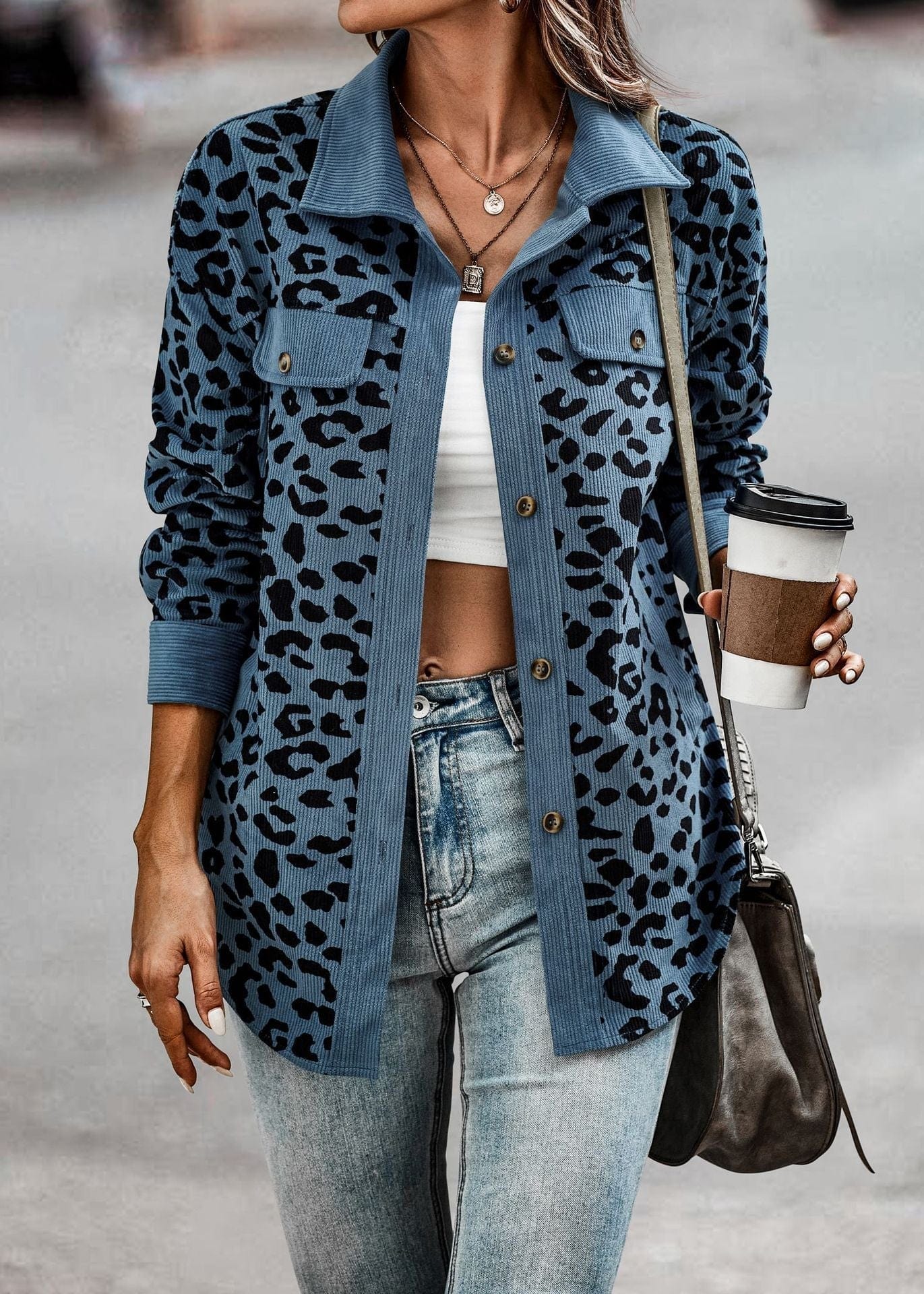 WW | Leopard print jacket for women