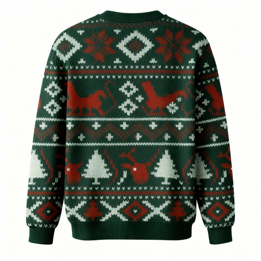 WW | Weichester Unisex Lustiger Weihnachtsmann Weihnachts-Pullover - Hässlicher Feiertags-Party-Jumper