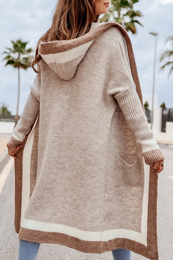 WW | und Winter Freizeit Alleskönner Kapuzen langer Cardigan Pullover Jacke