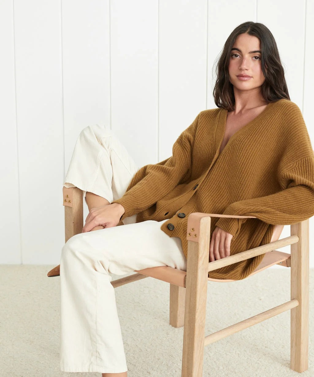WW | Exquisites Cashmere-Mischwoll-Cardigan für klassische Eleganz