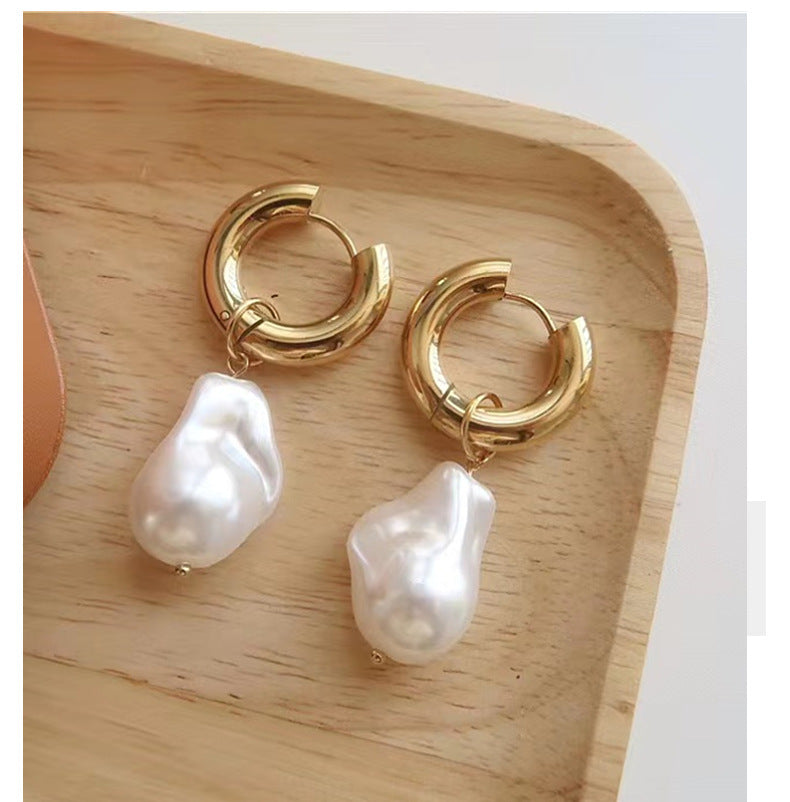 WW | Baroque Pearl Earrings