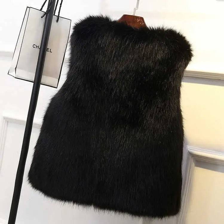 WW | Faux Fox Fur Gilet