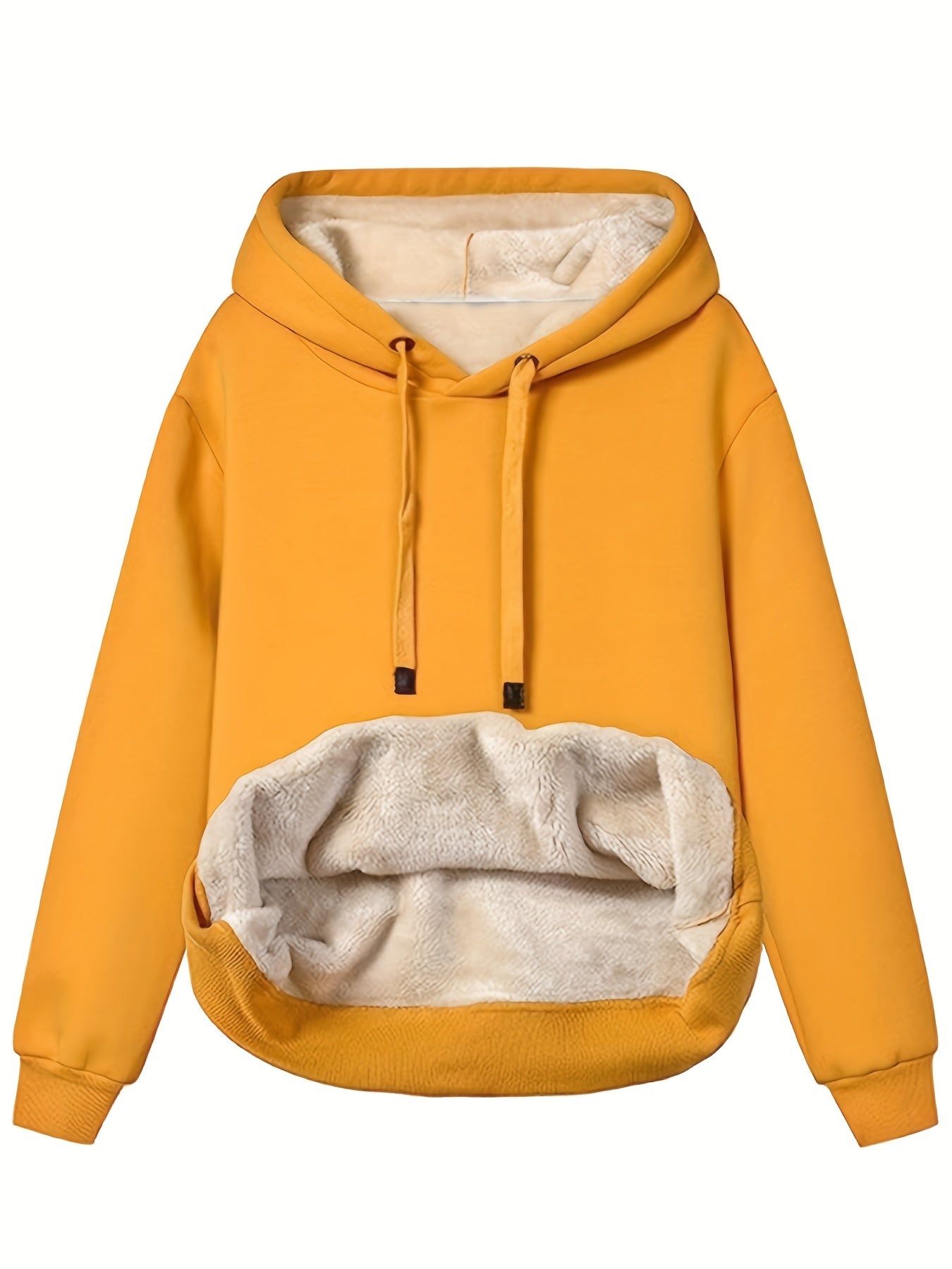 WW | Fleece Pullover Hoodie mit Kapuze für Damen - Perfekt für Outdoor-Aktivitäten