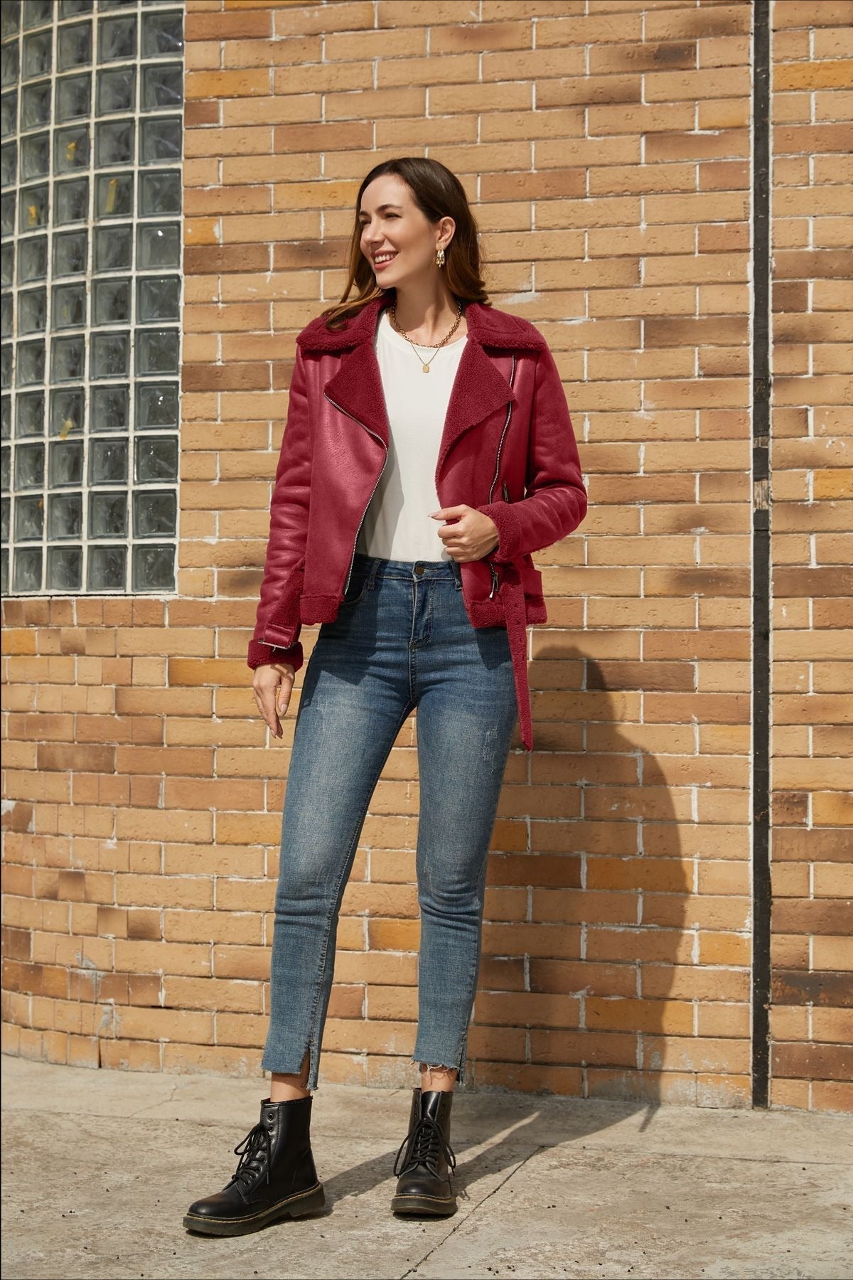 WW | Lined Suede Belted Jacket