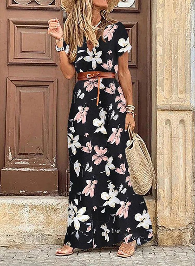 Luna® – Elegantes Boho-Maxikleid