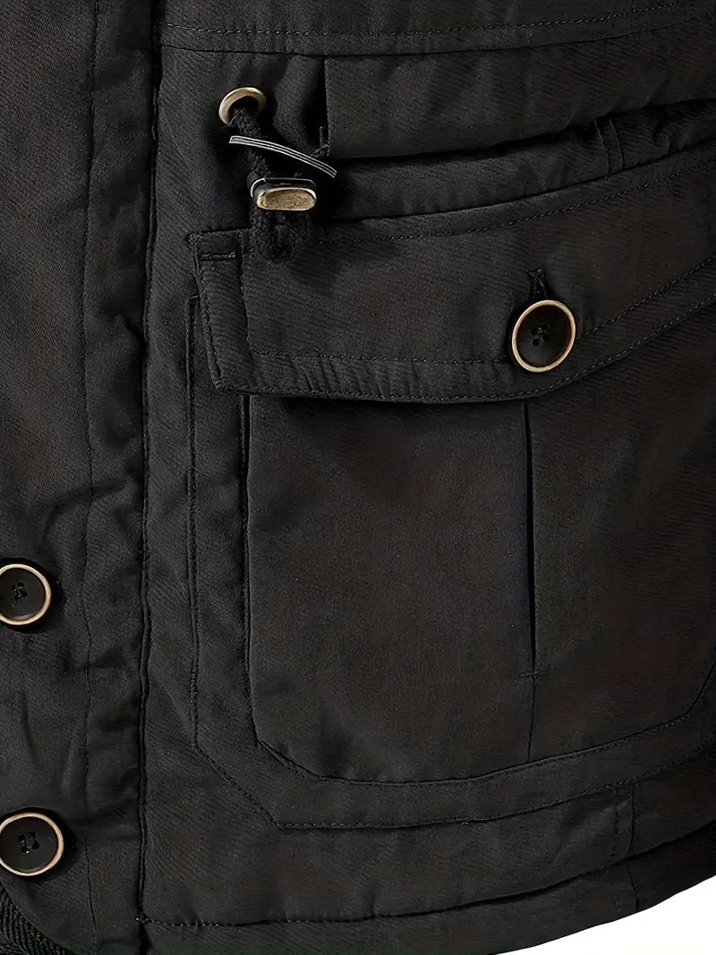 WW | HerrenWinterjacke mit Kapuze und Taschen