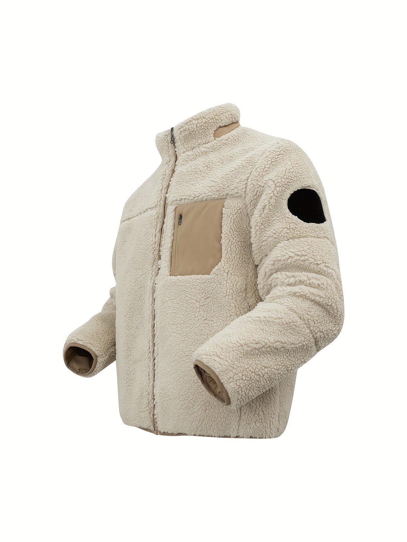 WW | High-Neck Winter Teddy Jacket