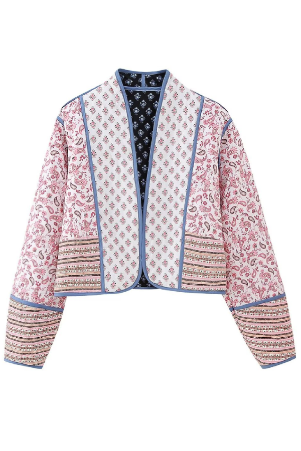 WW | Wendbare Steppjacke mit farblich passender kleiner Baumwolljacke