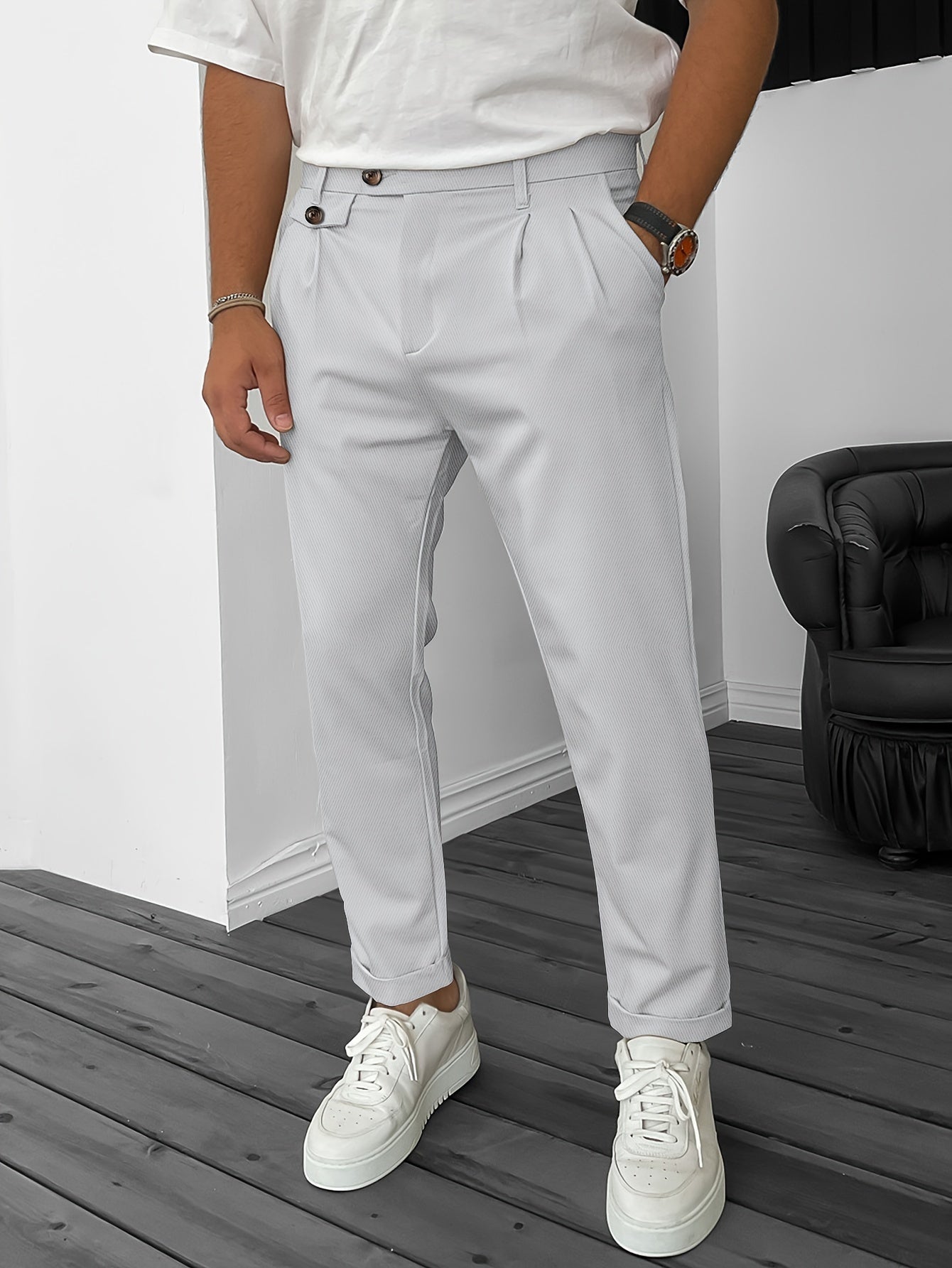 WW | Stretch Herrenhose Für Geschäftliche Bankette