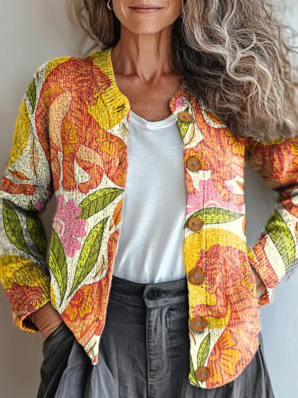 WW | Tropical print jacket