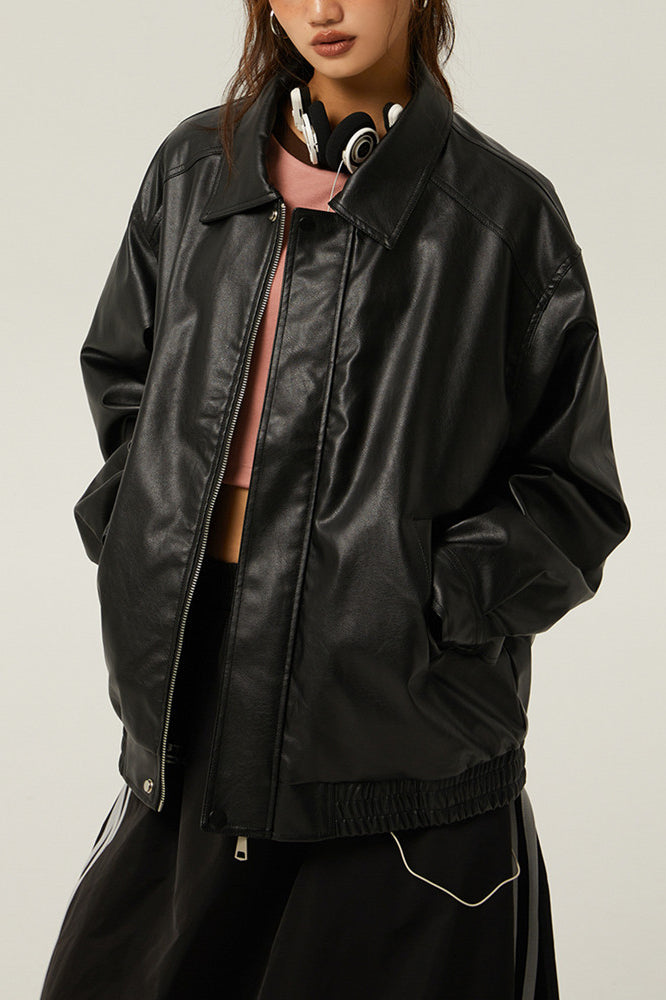 WW | Lockere Passform Moto-Jacke