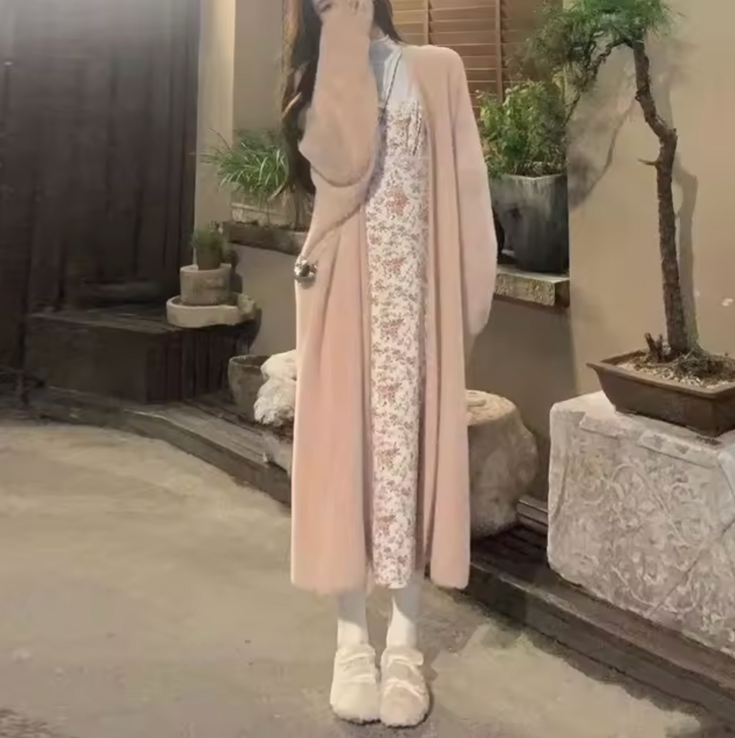 WW | Lange Strickjacke aus Kaschmir