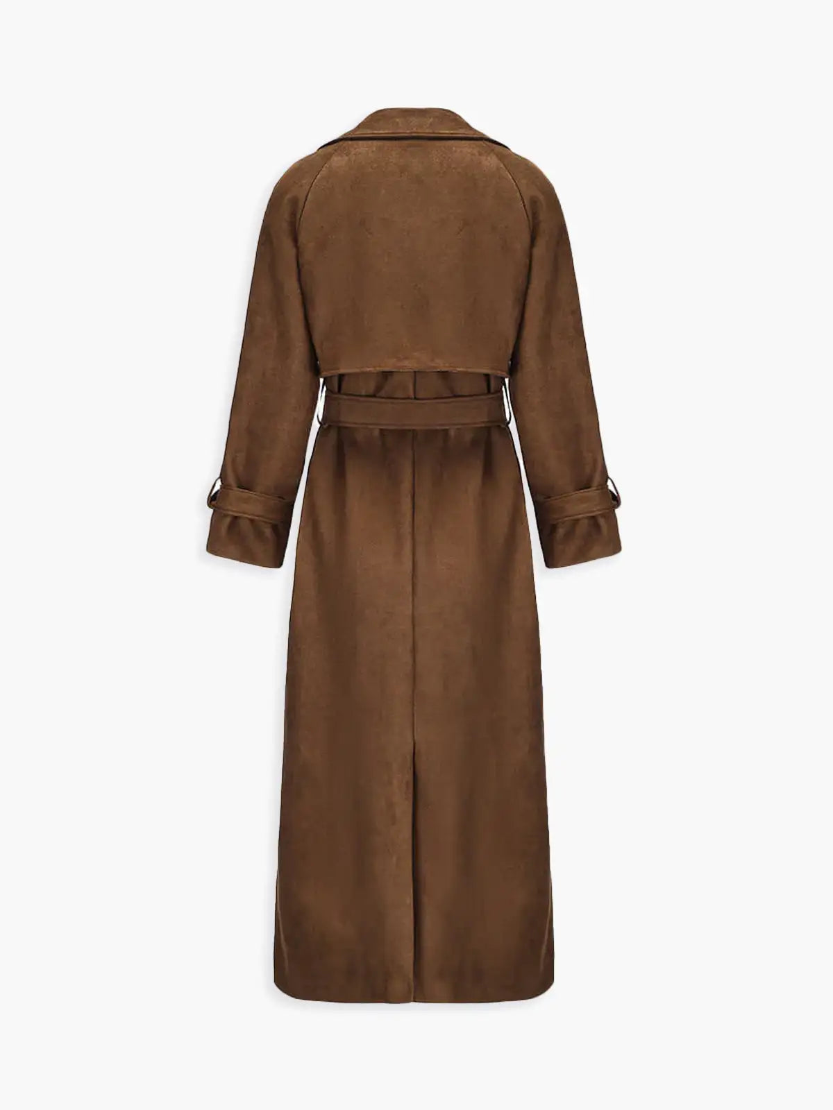 WW | Faux Suede Gürtel Trench