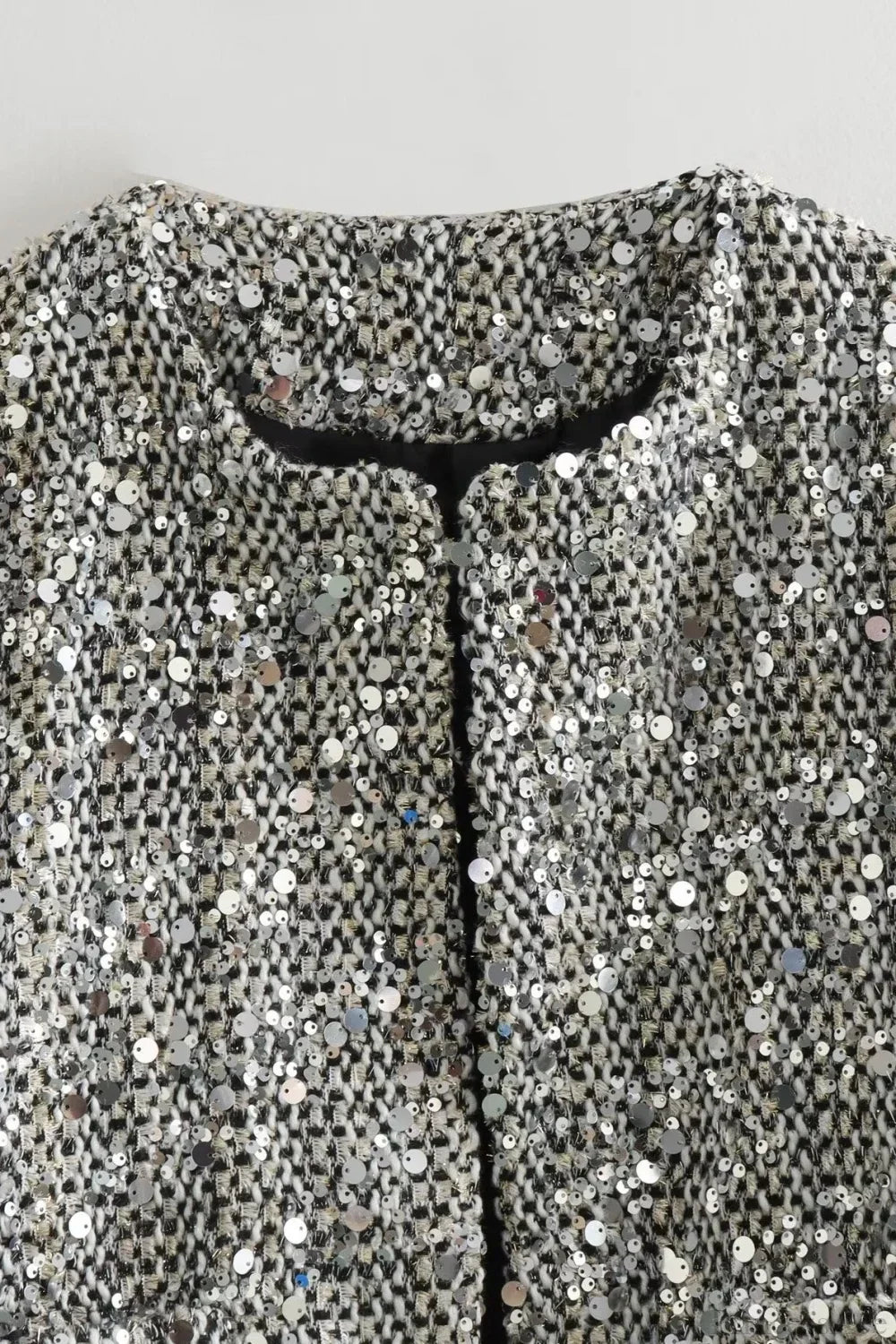 WW | Luxuriöse Tweed Paillettenjacke