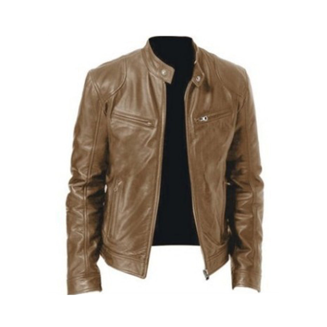 WW | Leather Jacket - Windproof for Fall